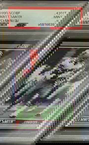 Emmitt Smith 1990 Score PSA 9