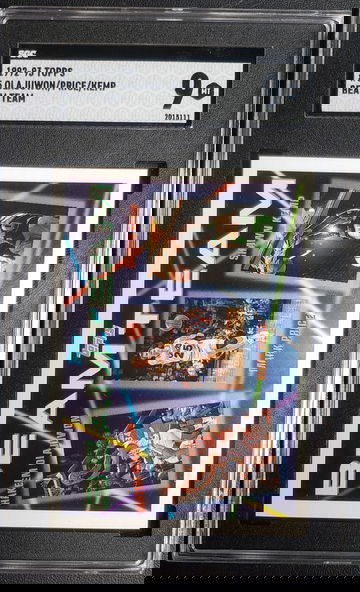 1992-93 Topps Beam Team #5 Olajuwon/Price/Kemp SGC 9