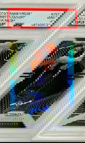 2019 Panini Prizm Jarrett Culver Silver Prizm PSA 9 MINT #252 Minnesota Timberwolves Rookie Card RC