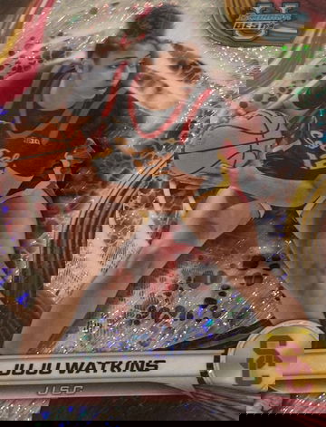 2024-25 Bowman's Best University Juju Watkins Shimmer Refractor #37 Trojans