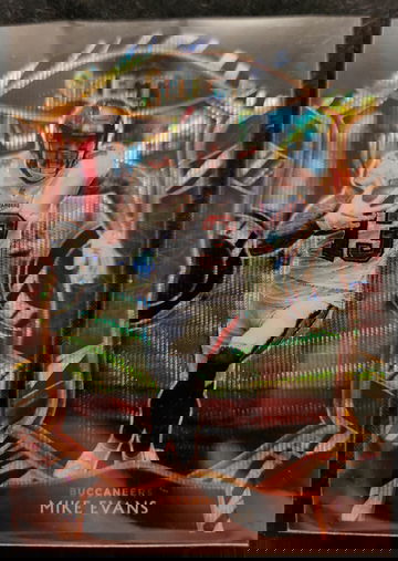 2020 Mike Evans Panini Select Zebra Die Cut Prizm