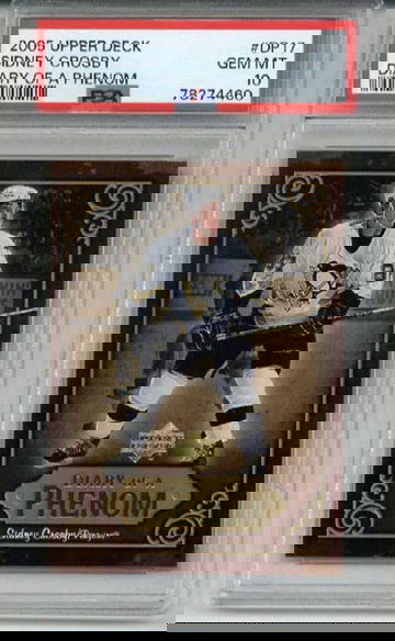 2005 UPPER DECK DIARY OF A PHENOM #DP17 SIDNEY CROSBY ROOKIE RC PENGUINS PSA 10