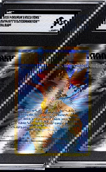 2016 Pokémon XY Evolutions Full Art Trainer Misty #108/108 Holo SGC 9