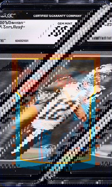 2000 Bowman #236 Tom Brady RC CGC 10