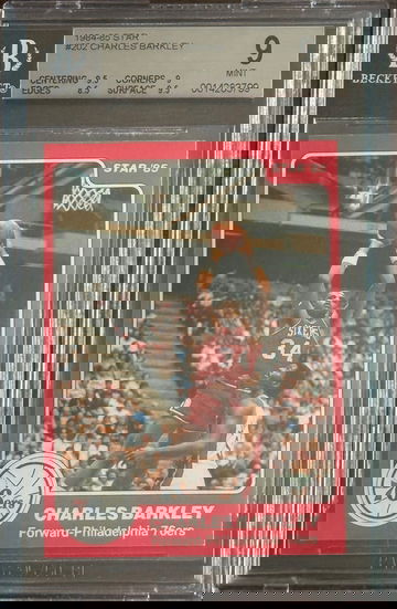 1984 Star Charles Barkley RC BGS 9