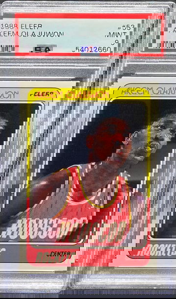 1988 Fleer Akeem Olajuwon #53 PSA9