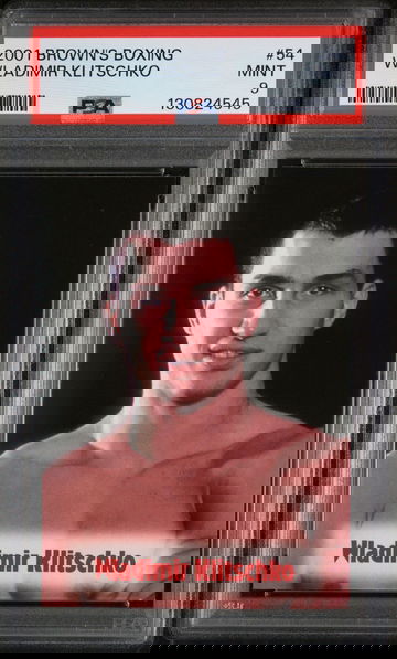 2001 Brown's Boxing Wladimir Klitschko #54 PSA 9