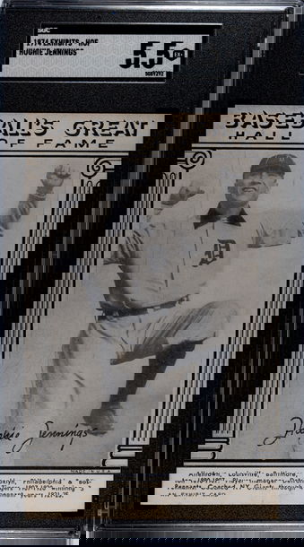 1974 Baseball's Great Hall of Fame Exhibits Hughie Jennings Detroit Tigers SGC 5.5 EX+