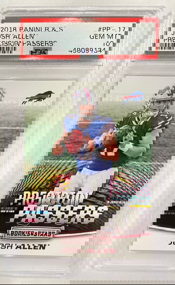 2018 Panini Rookies & Stars Josh Allen Precision Passers Rookie Rc PSA 10