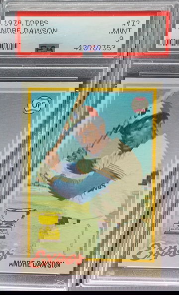 1978 Topps Andre Dawson PSA 9