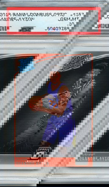 Deandre Ayton Optic Rookie PSA 10 NEP 789