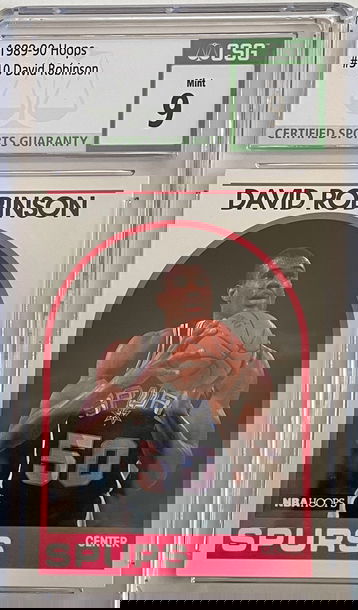 1989-90 David Robinson Hoops RC CSG 9