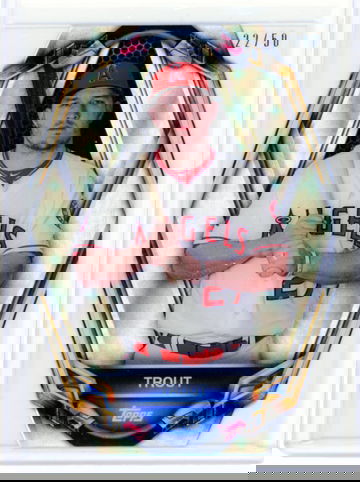 2019 Topps High Tek PT-MT Mike Trout Portraitek