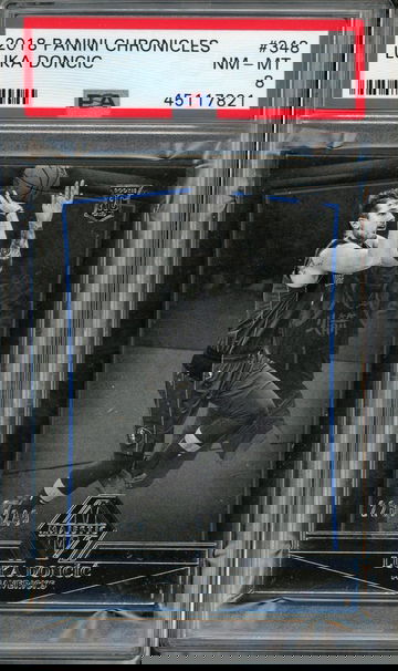 Luka Doncic 2018 Panini Chronicles PSA 8