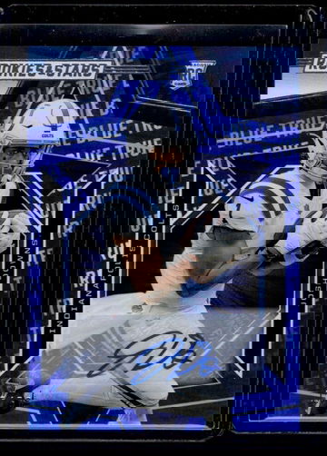 2023 Panini Rookies & Stars True Blue Josh Downs #159 RC Auto