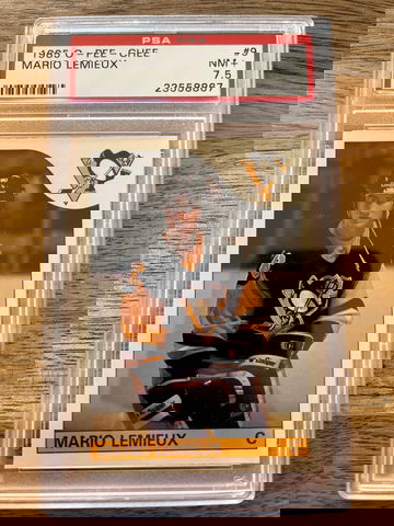 1985 O-Pee-Chee Mario Lemieux Rookie PSA 7.5 