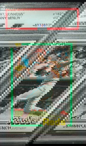 1981 Donruss Johnny Bench PSA 3