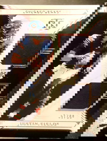 Justin Fields 2021 National Treasures Rookie Patch /99!