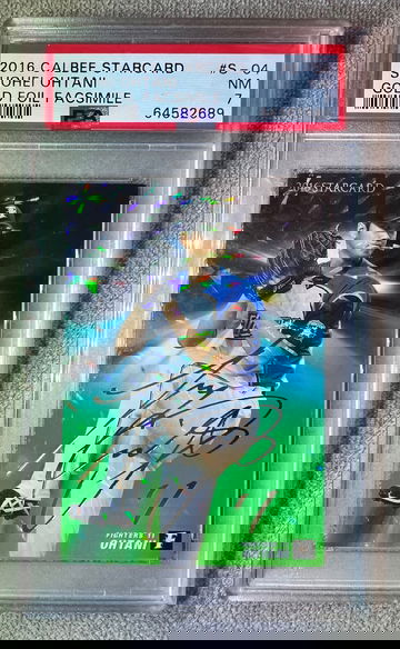 2016 Shohei Ohtani Japanese Rookie Auto Gold Foil facs Psa