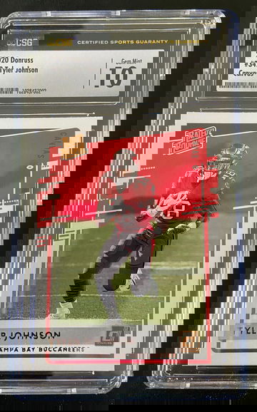 2020 Donruss Canvas Tyler Johnson GEM MINT 10