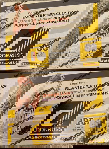 2021-22 Panini Donruss Basketball Blaster Boxes (2) Sealed  Lot of 2 Orange Laser Purple Laser