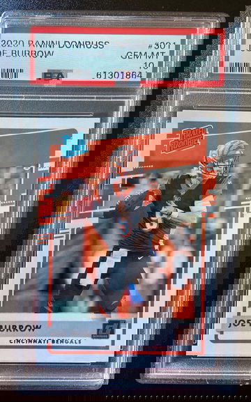 2020 Panini Donruss Joe Burrow Rated Rookie #301 (61301864) - PSA 10 GEM MINT