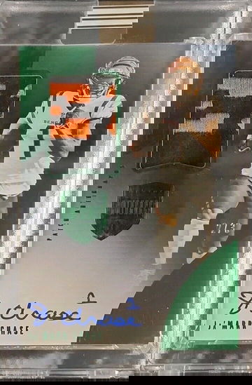 2021 Panini Eminence Green Ja'Marr Chase ROOKIE PATCH AUTO /3