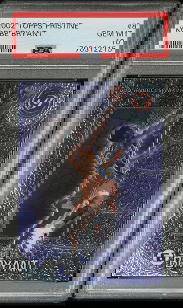 2002-03 Topps Pristine Kobe Bryant #8 PSA 10 GEM MINT