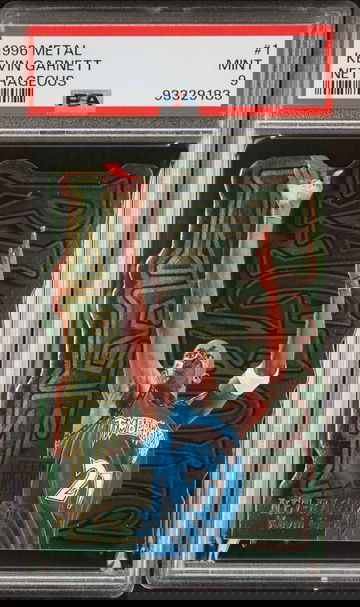Kevin Garnett 1996 Metal Net-Rageous PSA 9