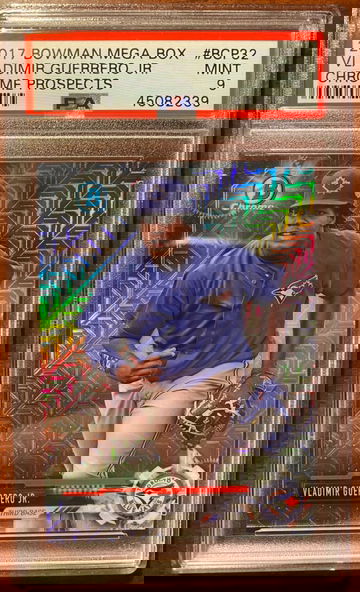 2017 Bowman Mega Box Vladimir Guerrero BCP32 PSA 9