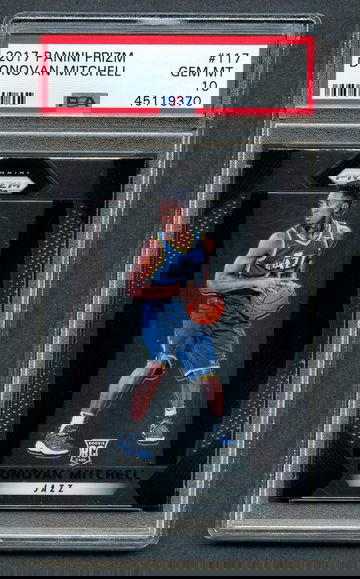 2017 Prizm Donovan Mitchell Rc PSA 10