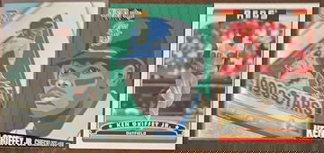 3 Card Ken Griffey Jr Lot