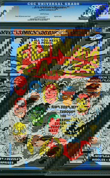 Fun and Games Magazine #1 CGC 9.8 White Pages Only 18 on Census Marvel 9/1979