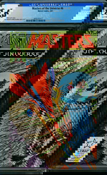 MASTERS OF THE UNIVERSE #6, CGC 9.6 NM+