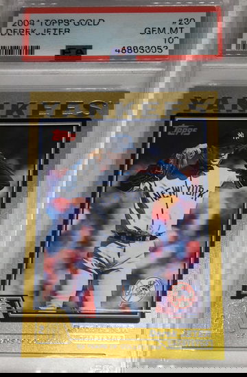 2004 Toops Gold Derek Jeter /2004 PSA 10 Yankees