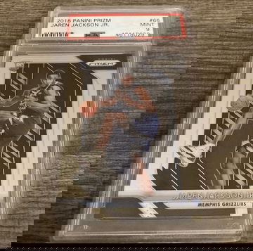 2018 Panini Prizm Rookie Card #66 Jaren Jackson Jr. PSA 9 Mint Memphis Grizzlies