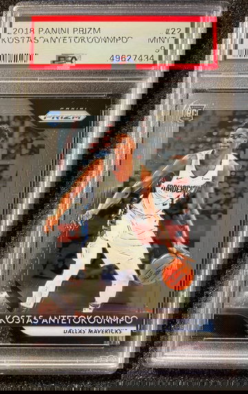 2018 Panini Prizm Kostas Antetokounmpo ROOKIE #22 PSA 9 MINT