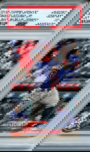 2018 Topps Update Ronald Acuna Jr #US250 PSA Gem Mint 10