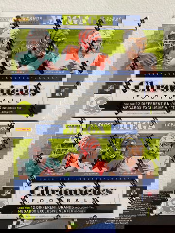 2020-21 Panini Chronicles Football Mega Box Lot of 2