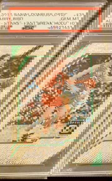 2017 Panini Donruss Optic #29 Larry Bird All-Stars Fast Break Holo - PSA 10 Gem