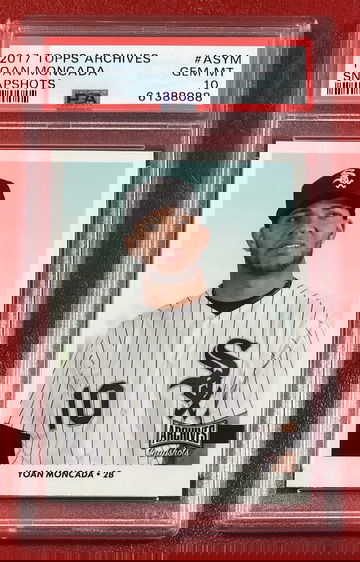 2017 Topps Archive Snapshots Yoan Moncada #ASYM RC Rookie PSA 10 Chicago White Sox