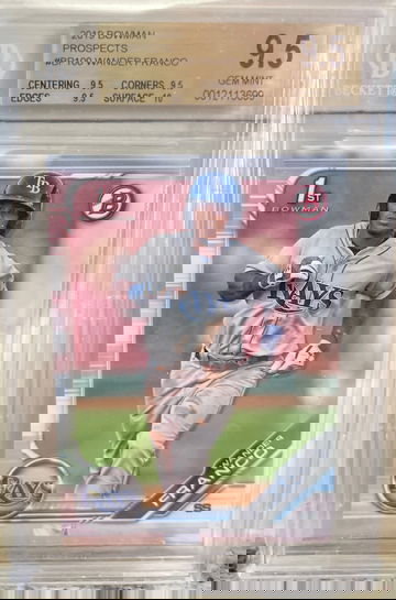 2019 Bowman Prospects Wander Franco BGS 9.5 Gem Mint +