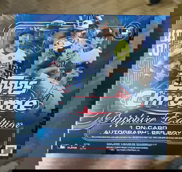 2025 Topps Chrome Sapphire MLB Hobby Box
