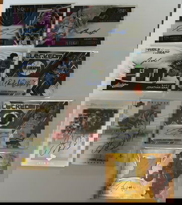 Basketball Auto Lot Kidd Hill Towns Issac Drexler Holiday 