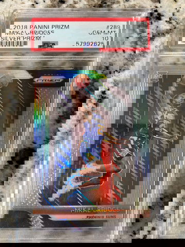 2018 prizm silver mikal bridges psa 10