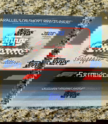 2020 Topps Chrome F1 Sapphire Box