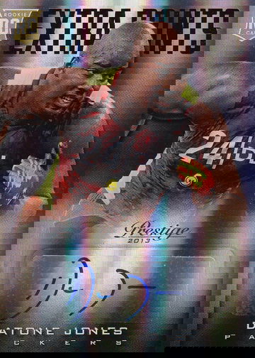 2013 Prestige Datone Jones #224 RC Red Auto