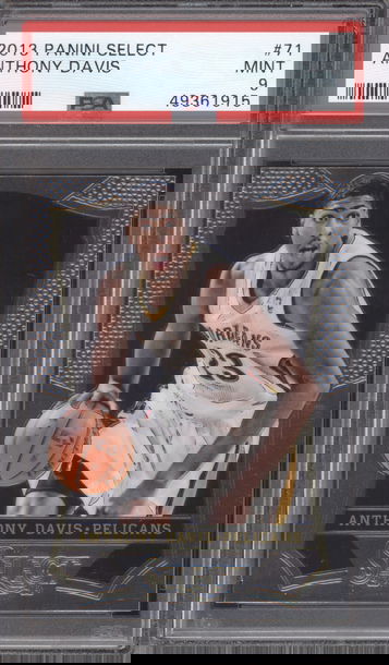 2013 Panini Select 71 Anthony Davis PSA 9 MINT