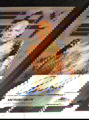 2025 Topps Finest UFC  Anthony Smith  On Card Auto