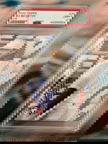 2020 topps Bo Bichette SP PSA 9